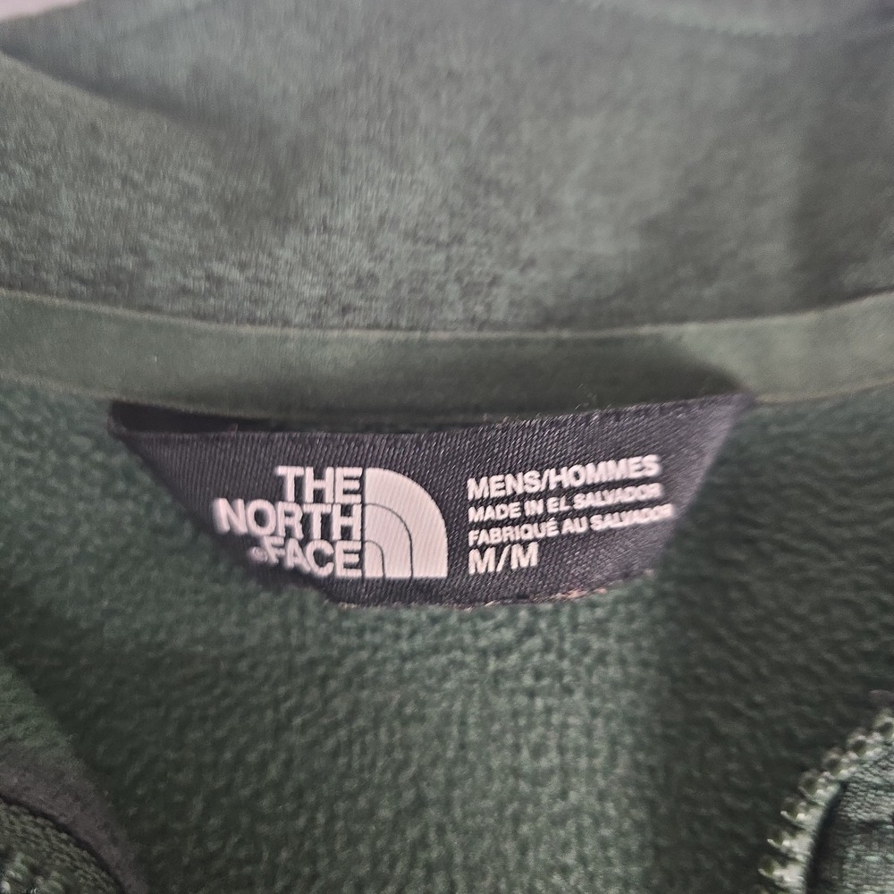 The North Face 1/2 Zip Fleece Pullover Mens Large Green Jacket EUC Long Sleeve S - Picture 2 of 11